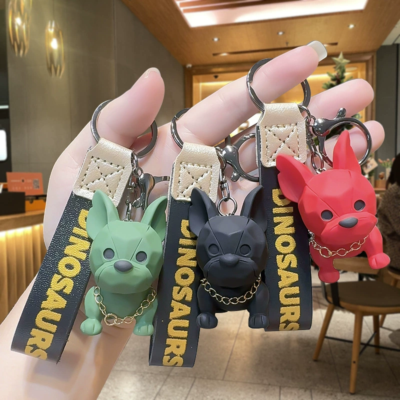 Resin Faceted Bulldog Dog